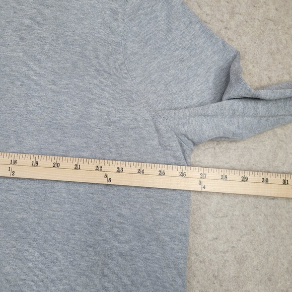 Brooks Brothers 1/4 Zip Pullover Sweater Mens 2XL Gray Mock Neck Supima Cotton‎ - Picture 6 of 8